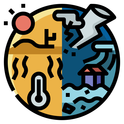 Icon Manajemen Bencana dan Infrastuktur Tanggap Bencana