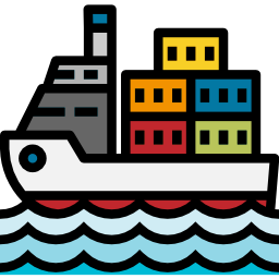 Icon Logistik Maritim (Maritime Logistics)